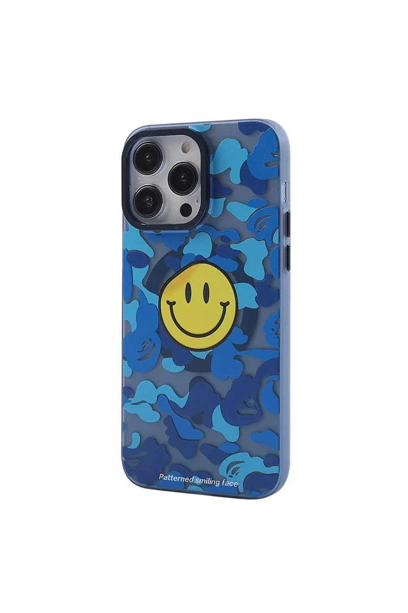 Apple iPhone 14 Pro Kılıf Apollo Magneticsafe Desenli Kapak - Apollo Mavi - 1 görsel 2