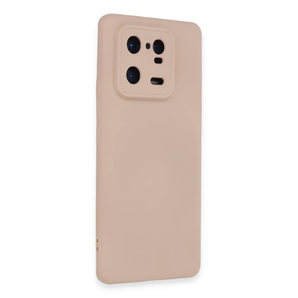 Xiaomi Mi 13 Pro Kılıf Nano içi Kadife Silikon - Pudra görsel 2