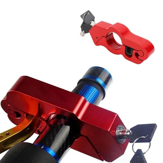 PM-29081 Motosiklet Scooter Elcik Gidon Fren Kilidi Pratik Hırsızlık Emniyet Kilidi görsel 2