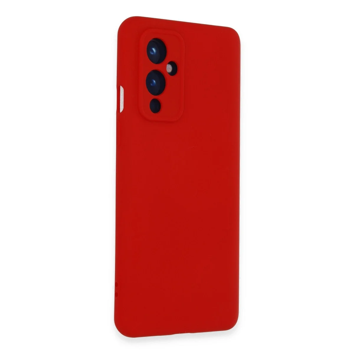 One Plus 9 Kılıf Nano İçi Kadife Silikon - Kırmızı görsel 2