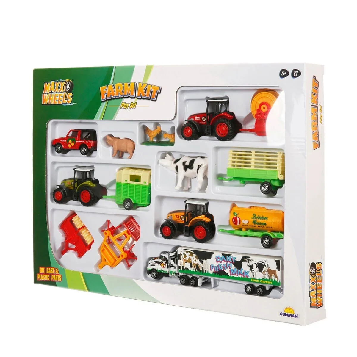 S00019404 Sun-pıo-mxx-dc Çiftlik Set Traktörlü 14 Prç Byk görsel 2