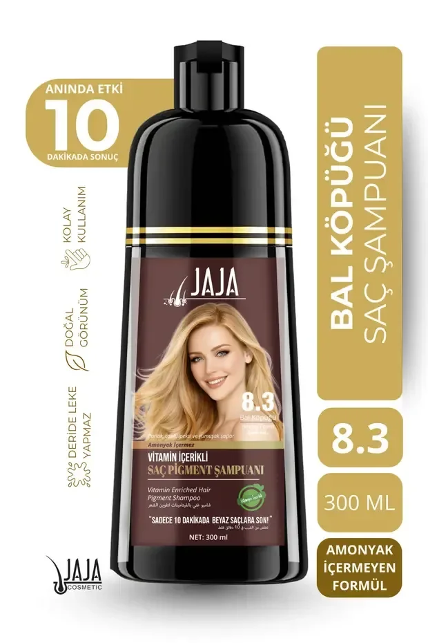 Saç Pigment Şampuanı 300 ML - 8.3 Bal Köpüğü
