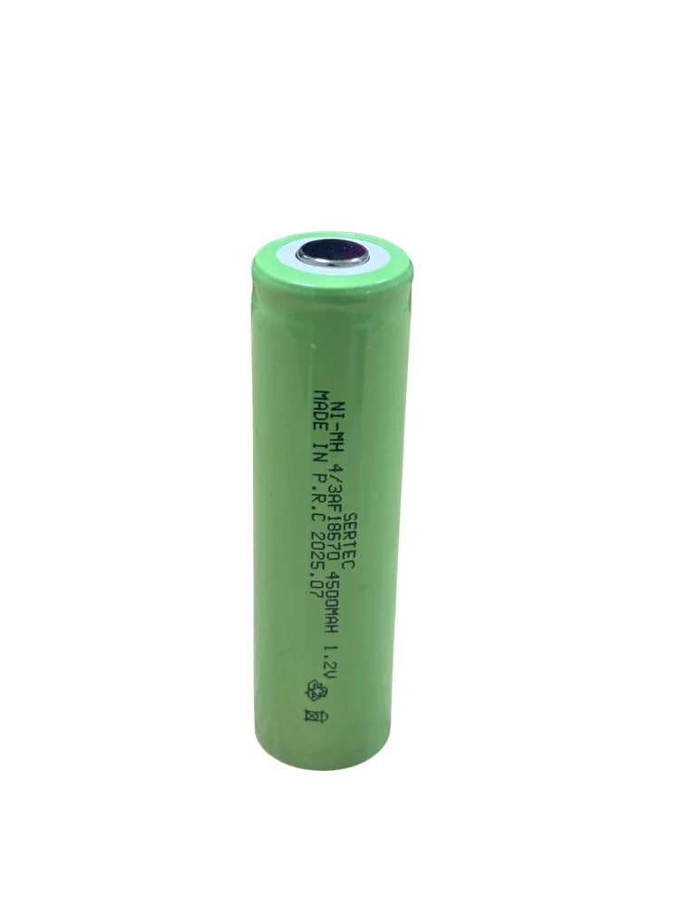 1.2V 4500 Mah - 4/3AF - Ni-MH Şarjlı Pil - (Başsız / Flat Head)