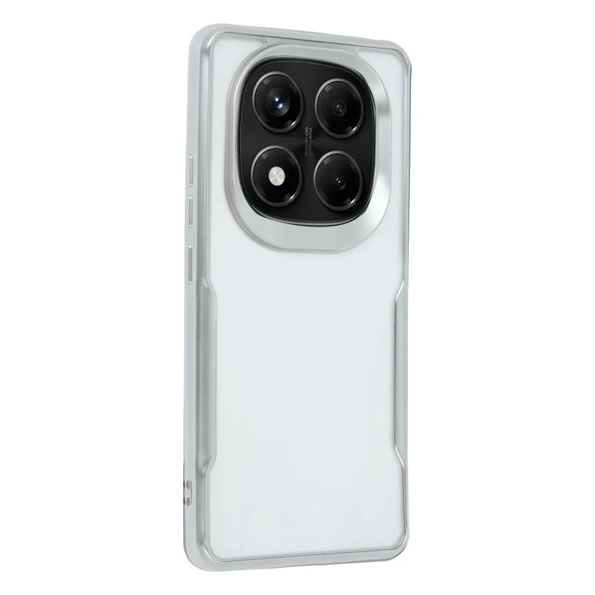 Xiaomi Redmi Note 14 Pro 4G Kılıf Boyi Silikon Kapak - Gümüş görsel 2