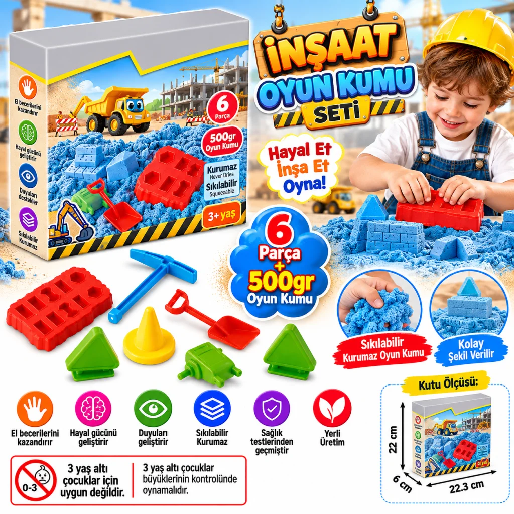 03614 İnşaat Kumseti 500 Gr