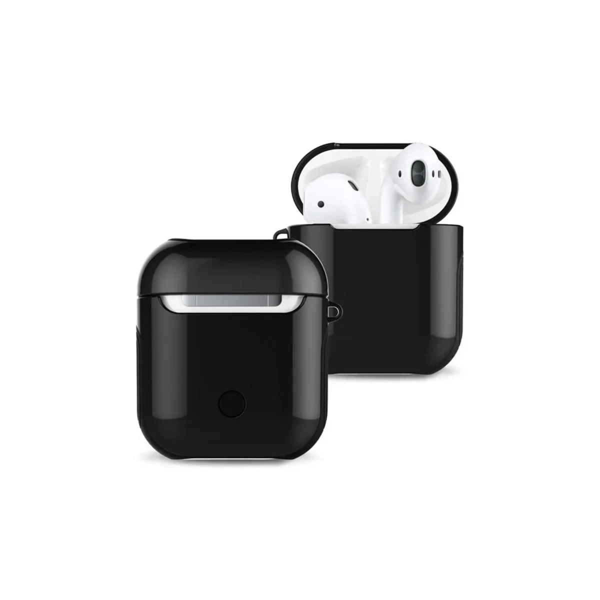 Apple Airpods 2 (2.nesil) 3in1 Kılıf - Siyah