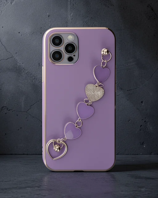 Apple İphone 12 Pro Kılıf Esila Silikon - Mor