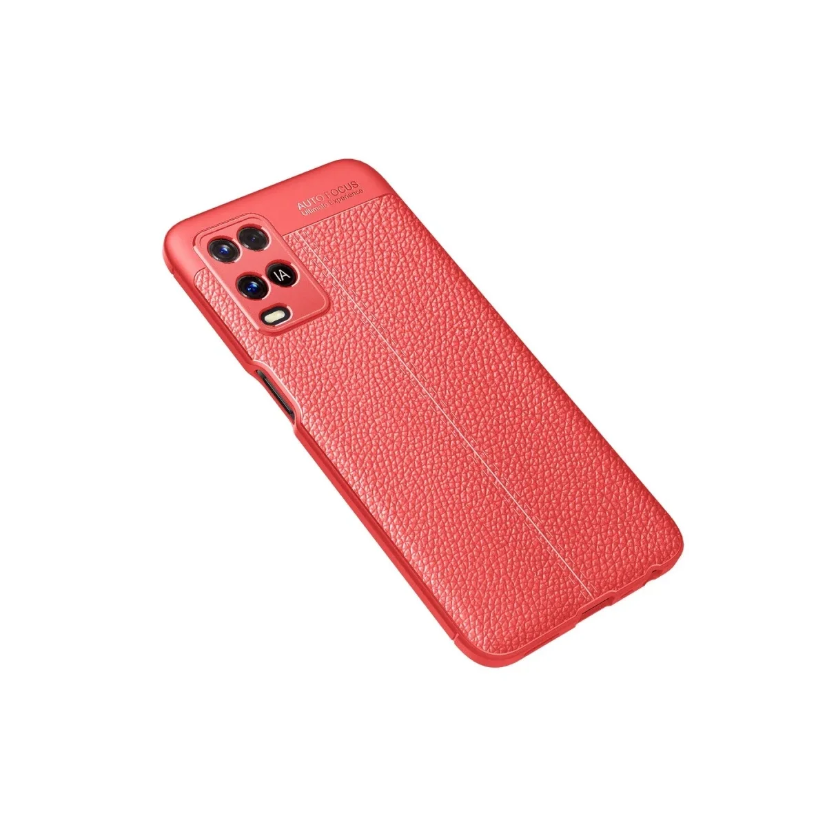 Oppo A54 4G Kılıf Auto Focus Kapak - Kırmızı görsel 2