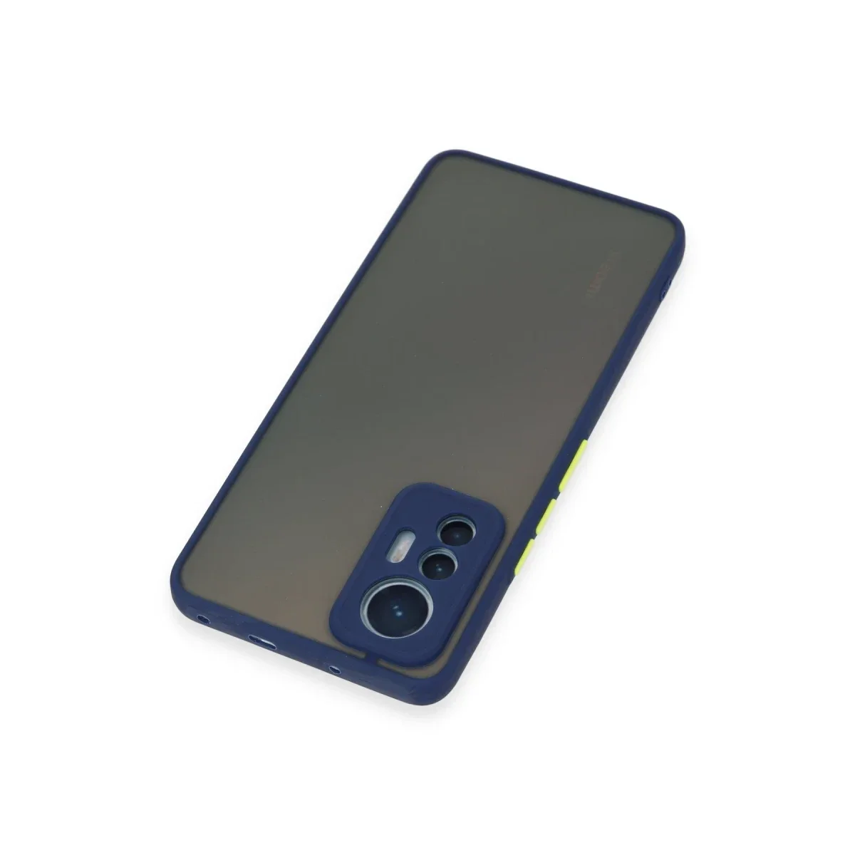 Xiaomi Mi 12 Lite Kılıf Montreal Silikon Kapak - Lacivert görsel 6