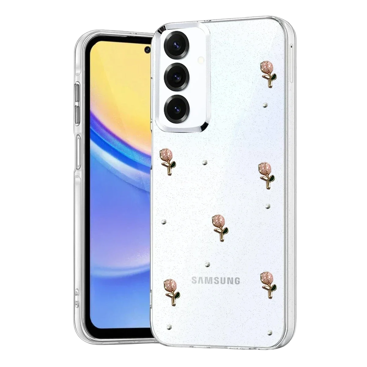 Samsung Galaxy A57 5G Fiyonk Desenli Kapak - Desen 6