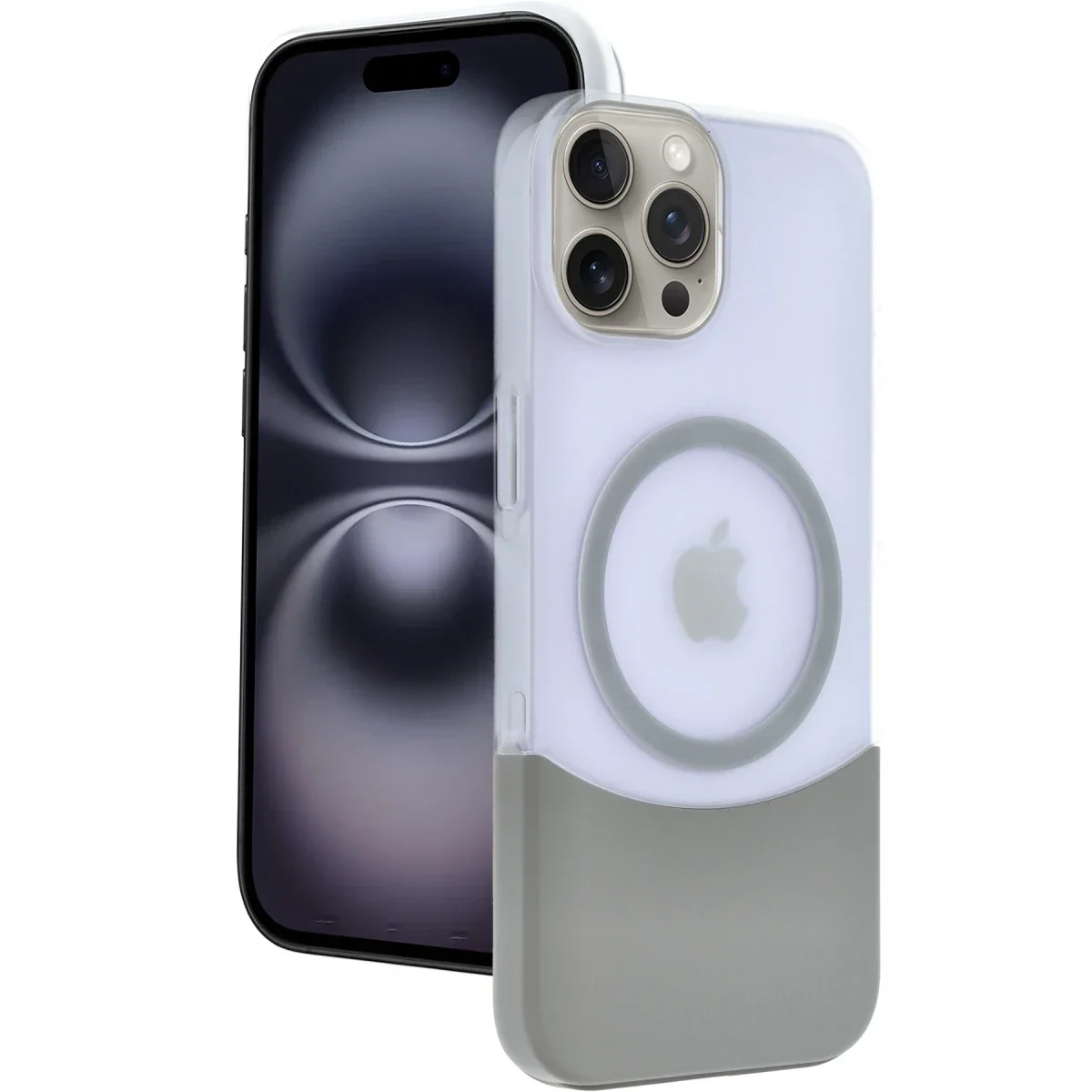 Joko Apple iPhone 15 Pro Max Velar Magsafe Kapak - Natural Grey