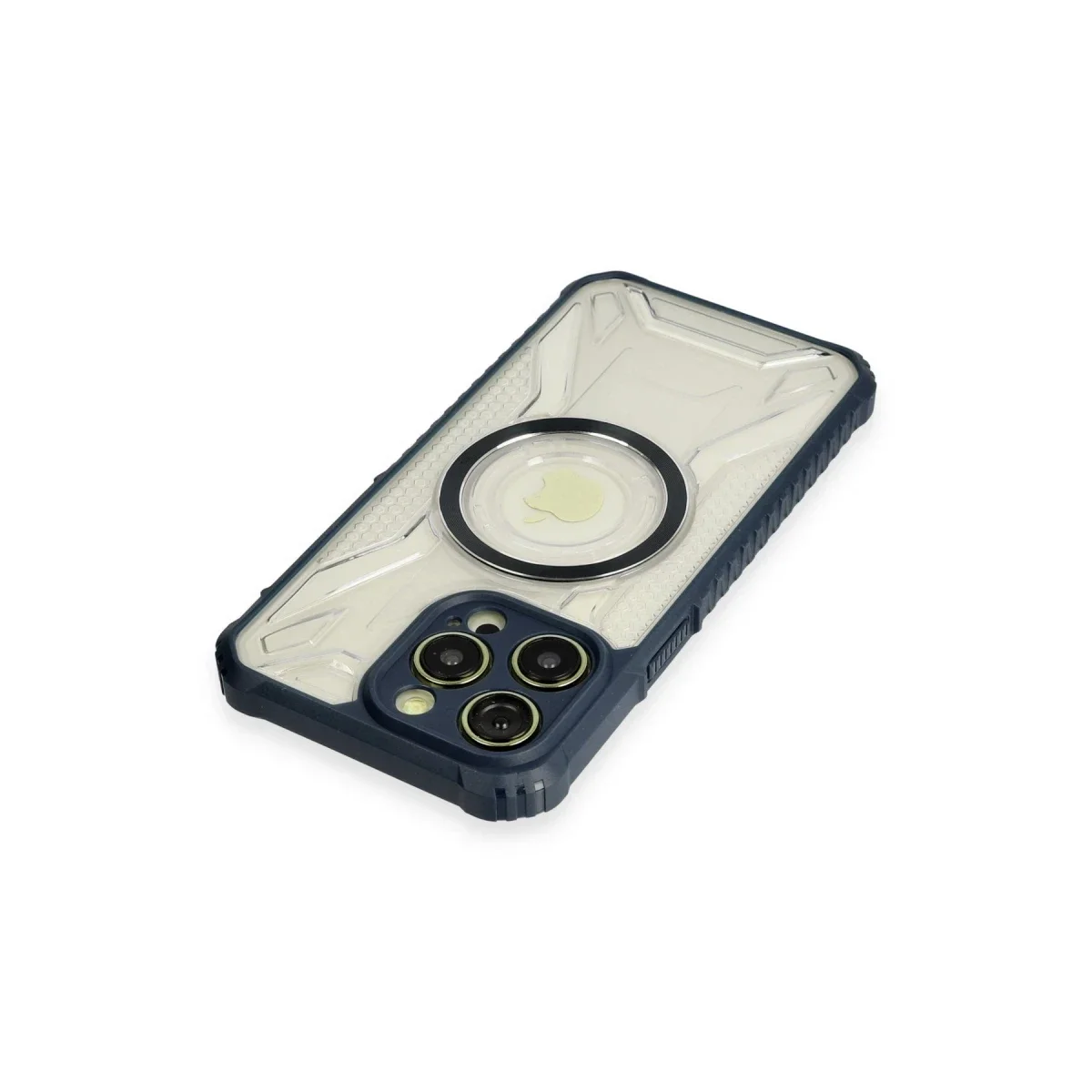 Apple iPhone 13 Pro Max Kılıf Prag Magneticsafe Kapak - Lacivert görsel 3