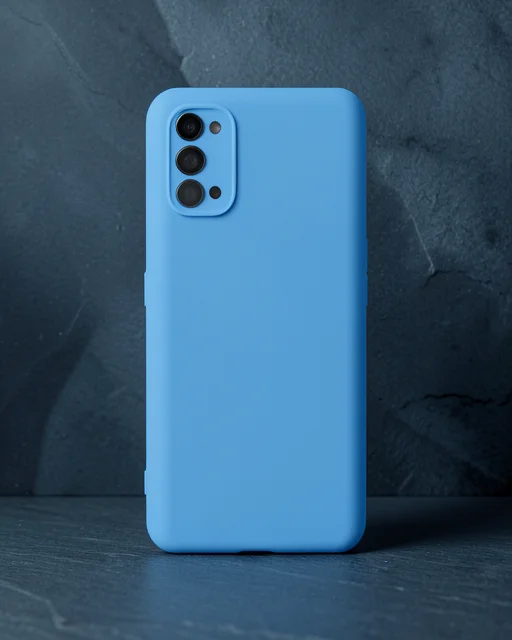 Realme 7 Pro Kılıf Nano İçi Kadife Silikon - Mavi