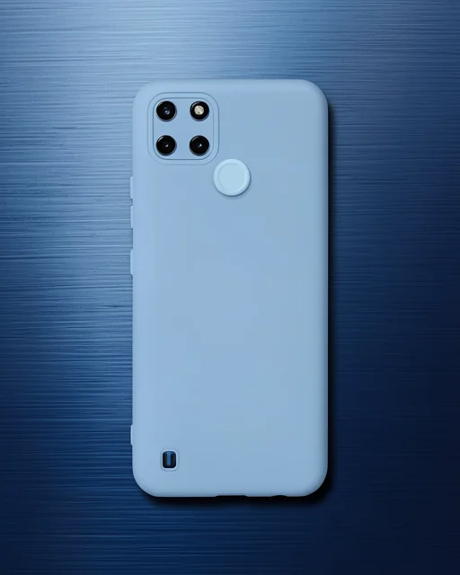 Realme C25y Kılıf Nano İçi Kadife Silikon - Lila