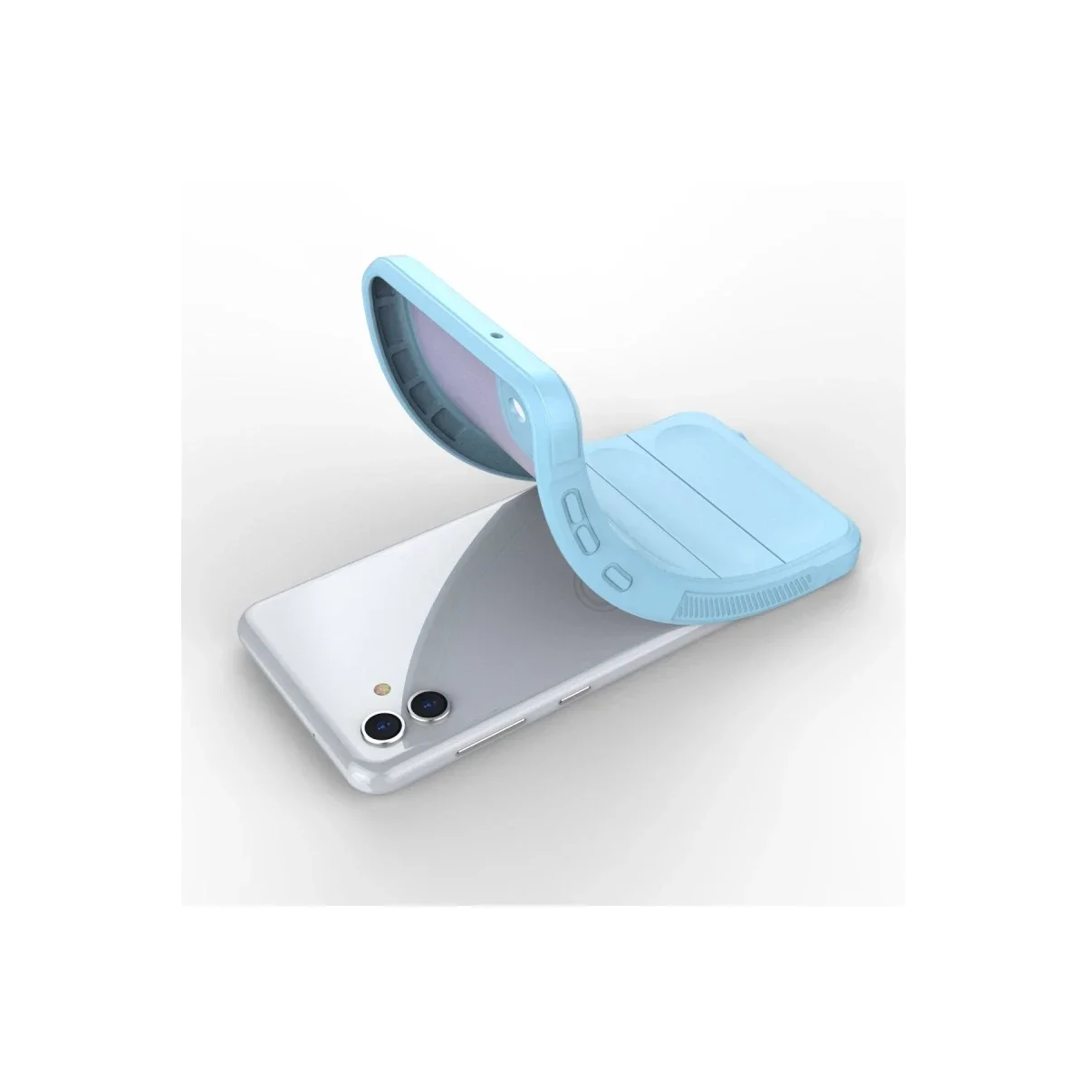 Samsung Galaxy A04 Kılıf Optimum Silikon - Sky Blue görsel 4