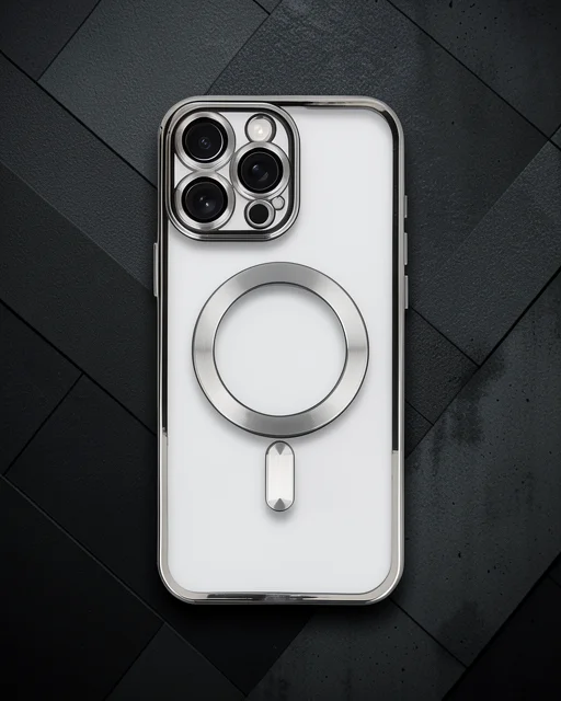 Apple İphone 16 Pro Max Kılıf Kross Magneticsafe Kapak - Titan Gri