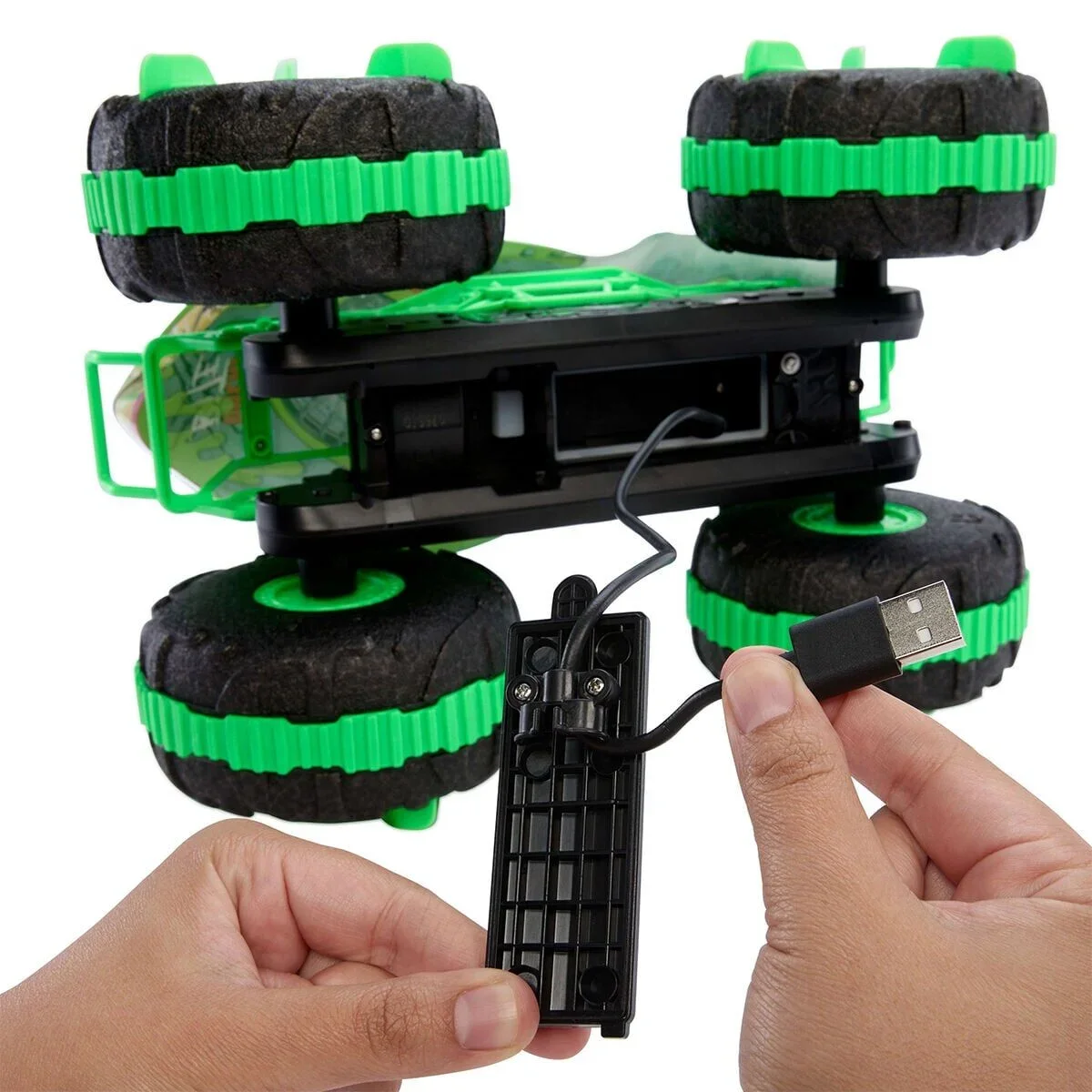 JMM76 Hot Wheels Monster Trucks 1:15 Mutant Kaosu Arazi Aracı Great Bite RC görsel 3