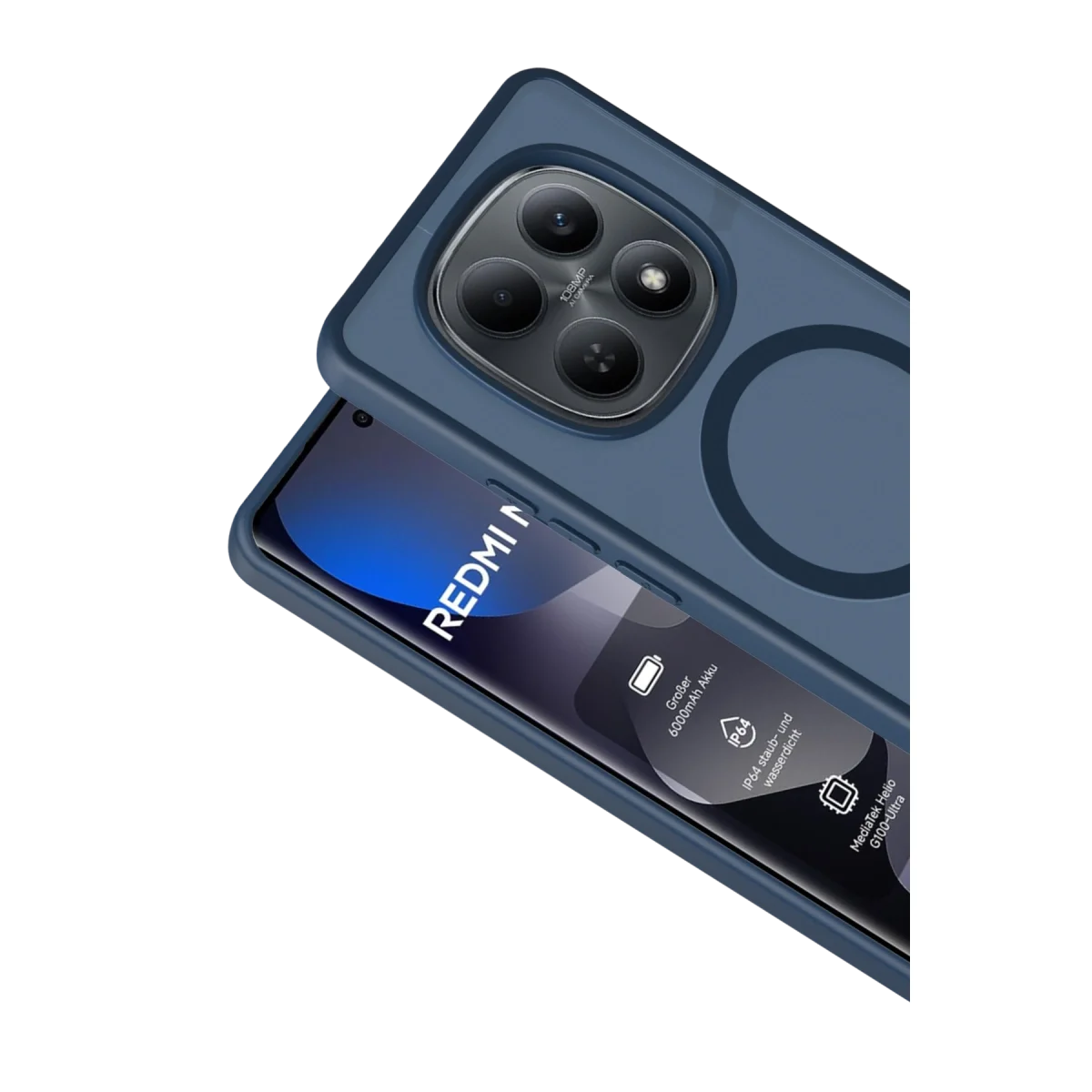 Joko Xiao Red Note 15 Pro Plus 5g Jota Magsafe Kapak - Lacivert görsel 2