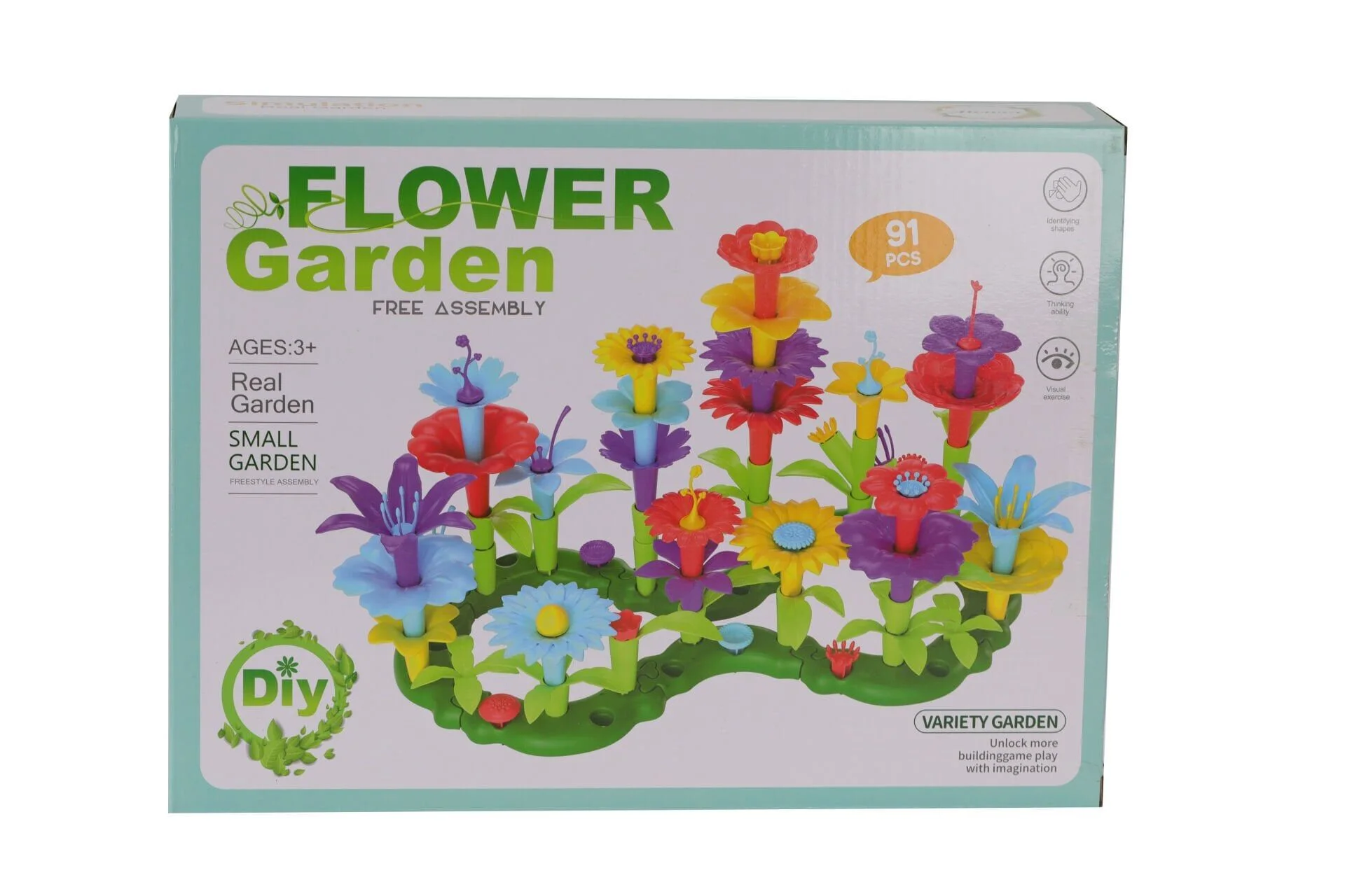 LY004A 91 Pcs Güzel Bahçe Çiçek Seti