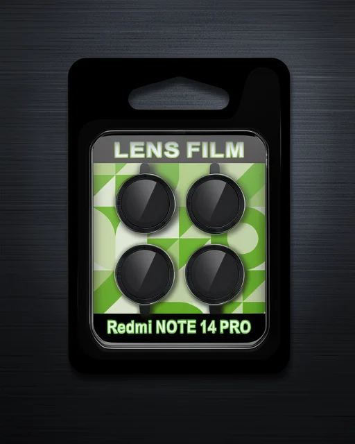 Xiaomi Redmi Note 14 Pro 5g Raze Metal Kamera Lens - Siyah