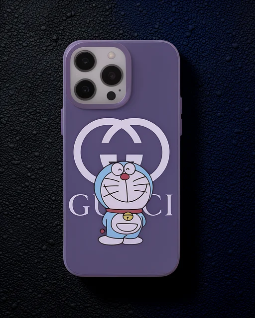 Apple İphone 13 Pro Kılıf Prada Desenli Kapak - Prada Mor - 3