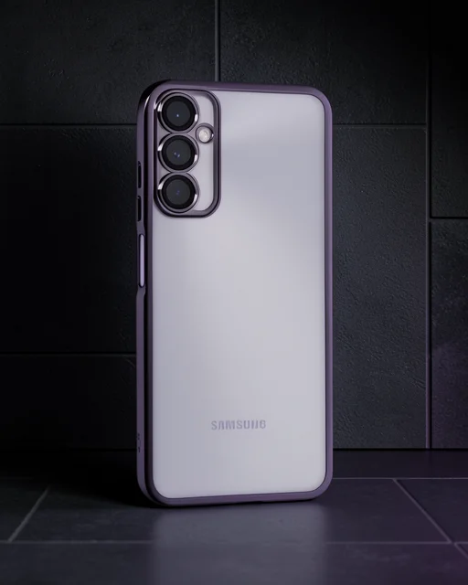 Samsung Galaxy A05s Kılıf Razer Lensli Silikon - Mor