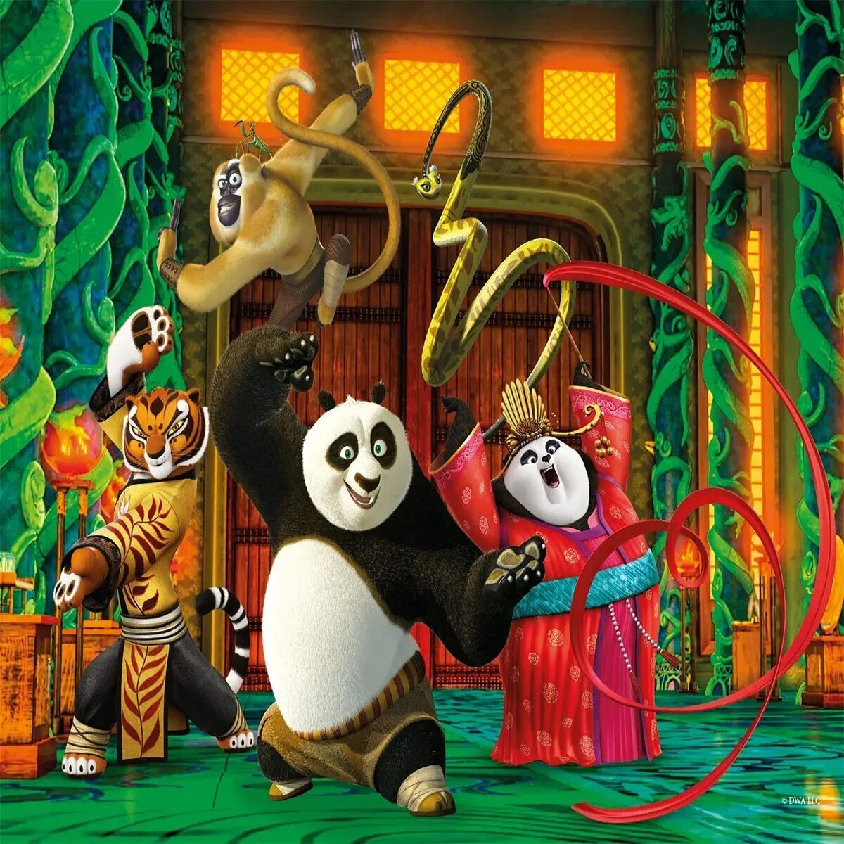 Kp 709 Kung Fu Panda Puzzle 50 Prç görsel 2