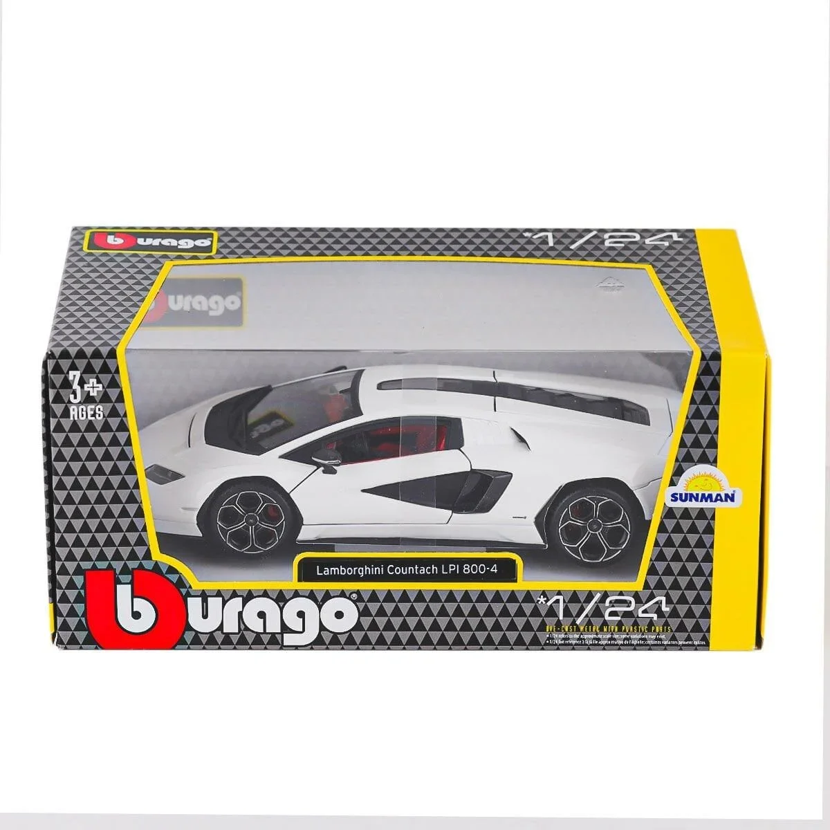 1021102 Burago Lamborghini Countach LPI 800-4 1:24 -Sunman görsel 2