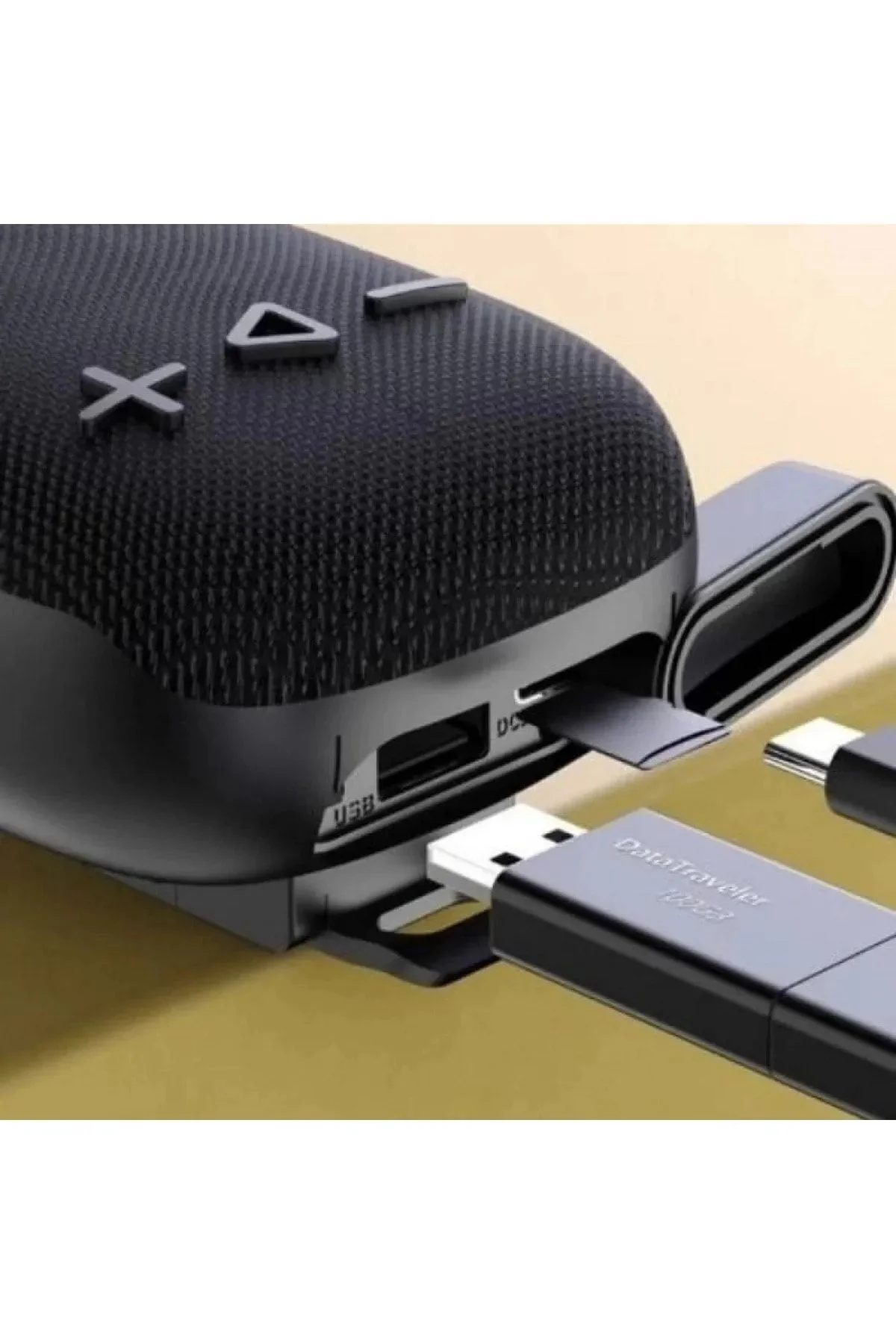 Bisiklet Motorsiklet Gidon Kemer Aparatlı Hafıza Kartı Usb Girişli Bluetooth Hoparlör görsel 4