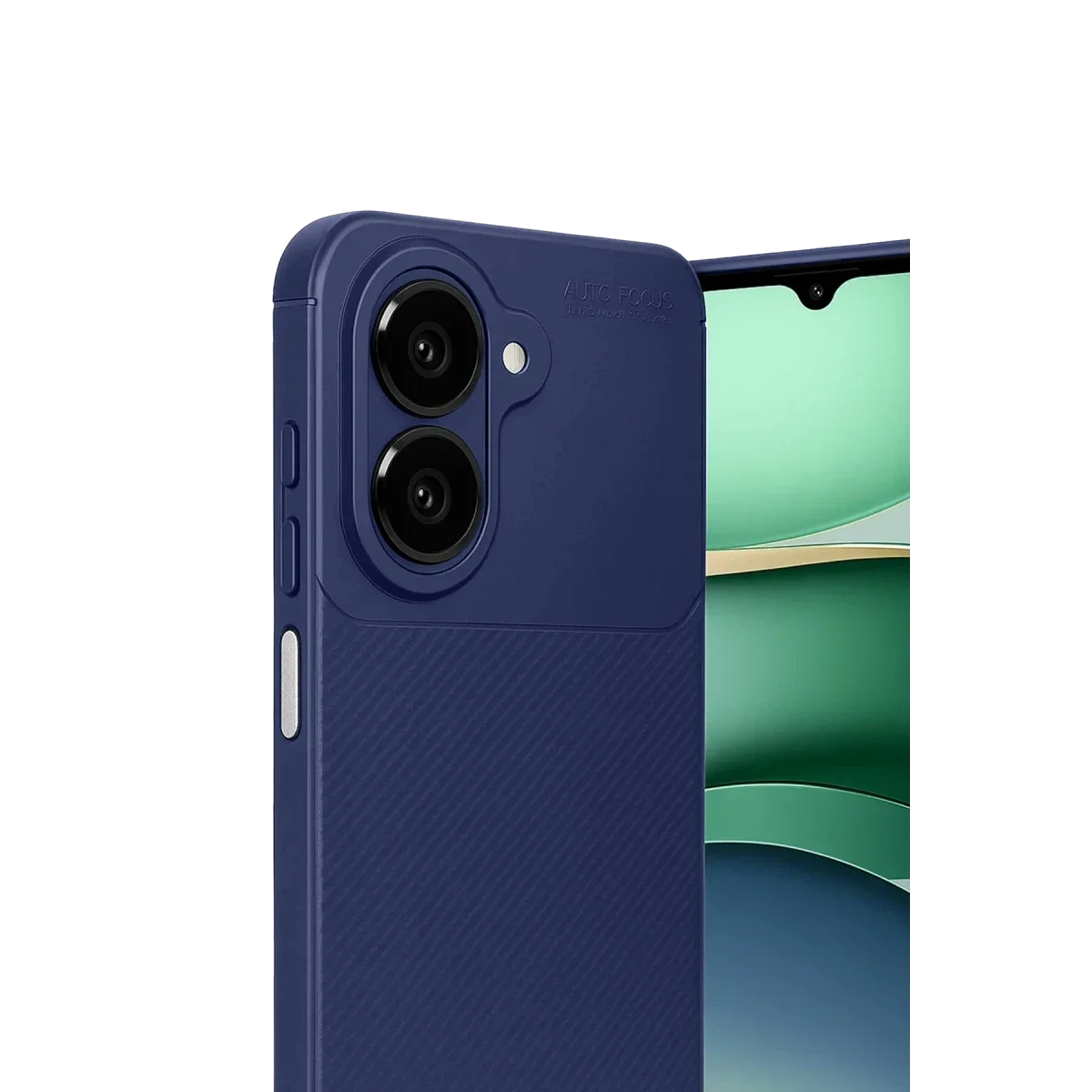 Samsung Galaxy A07 4G Auto Focus Karbon Kapak - Lacivert görsel 4
