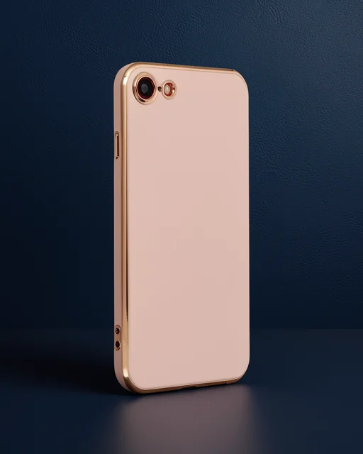 Apple İphone 7 Kılıf Volet Silikon - Pembe