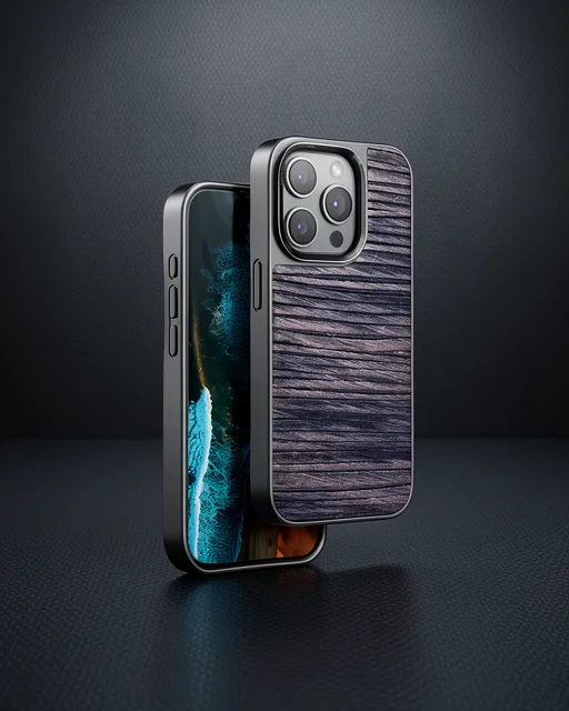 Venco Apple İphone 14 Pro Wave Kapak - Kahverengi