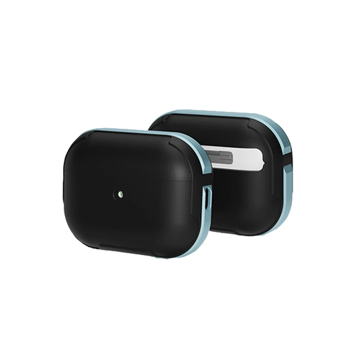 Movenchy Apple Airpods 3 (3.nesil) MO-A8 Armor Kılıf - Sierra Blue