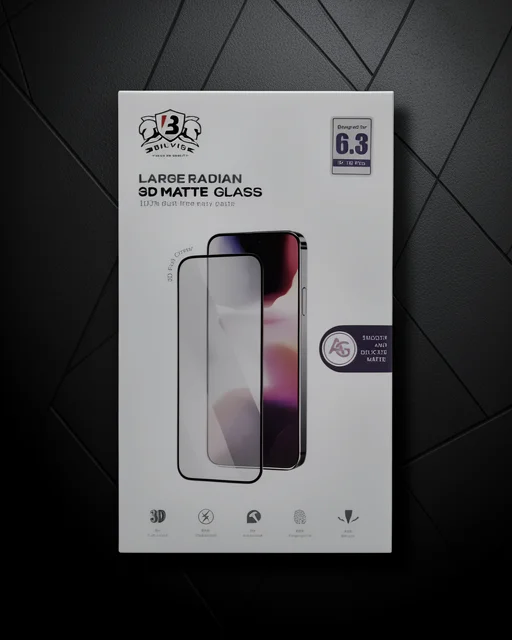 Apple İphone 16 Pro Bilvis 3d Mat Cam Ekran Koruyucu