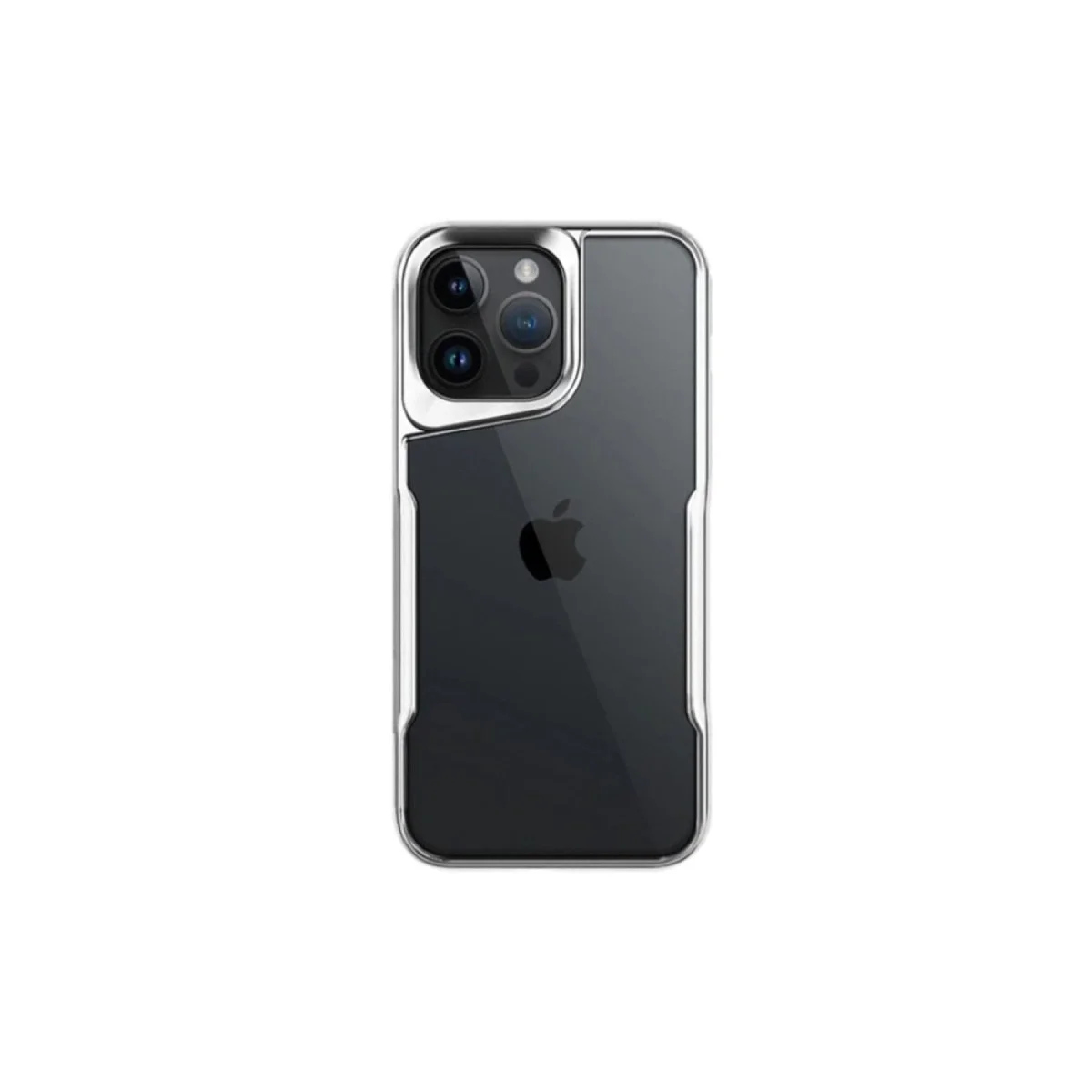 Apple İphone 16 Pro Kılıf Boyi Silikon Kapak - Gümüş