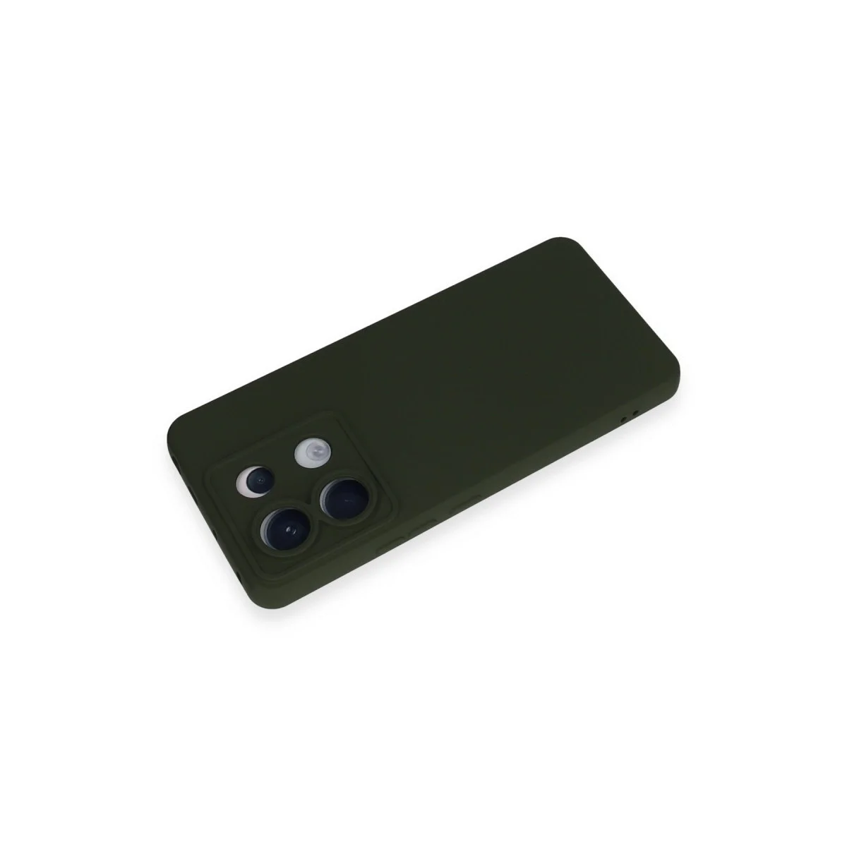 Xiaomi Redmi Note 13 Pro 5g Kılıf Nano İçi Kadife Silikon - Koyu Yeşil görsel 3