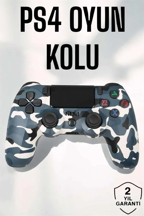 PS4 Oyun Kolu Kamuflaj Desenli Joystick görsel 2
