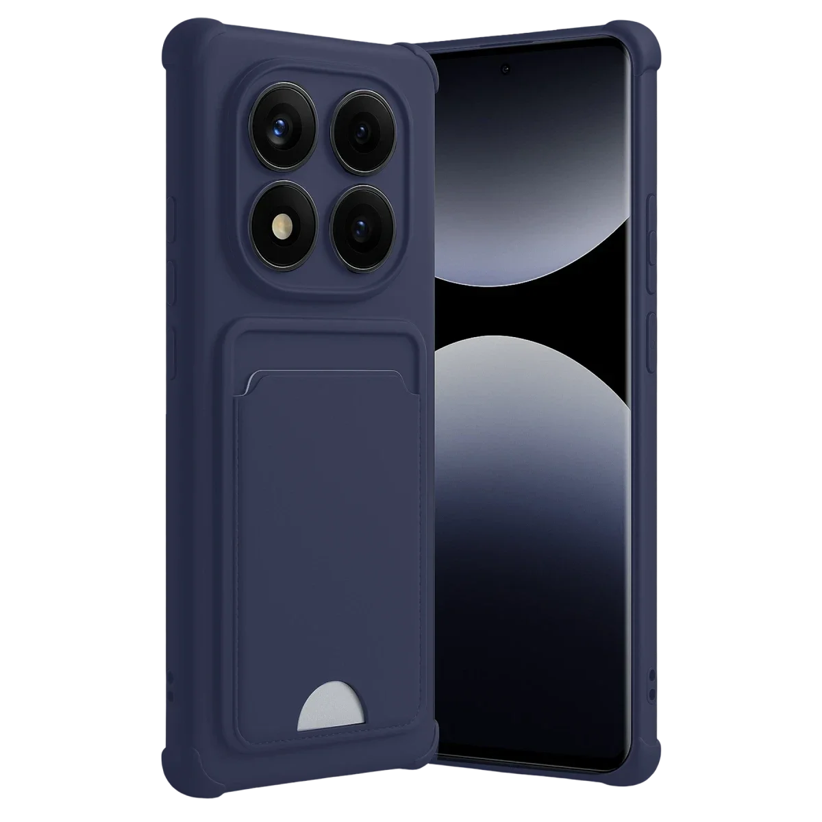 Xiaomi Redmi Note 14 Pro 4G Kelvin Kartvizitli Silikon - Lacivert