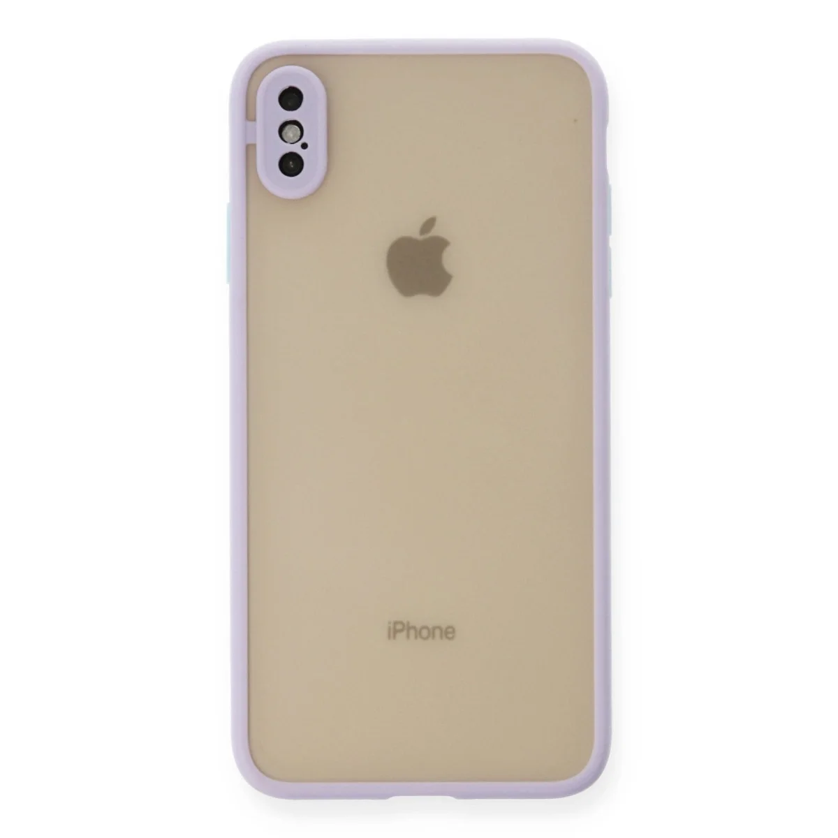 Apple İphone X Kılıf Montreal Silikon Kapak - Mor
