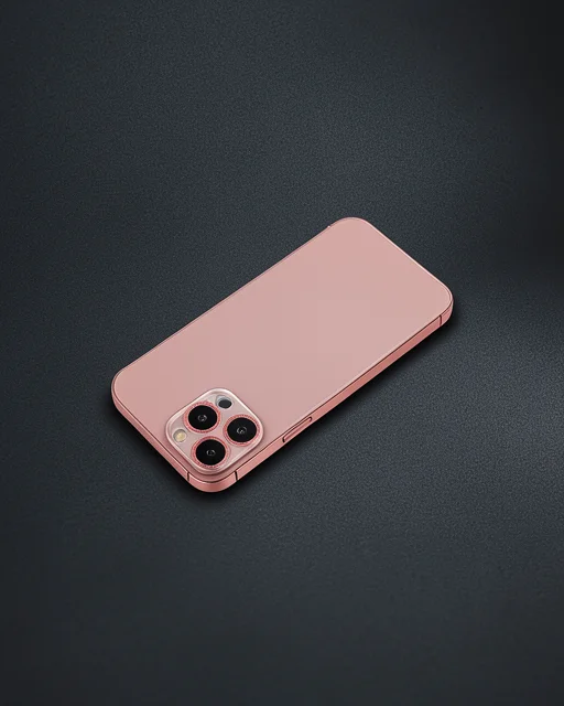 Apple İphone 12 Pro Max Shine Kamera Lens Koruma Cam - Pembe