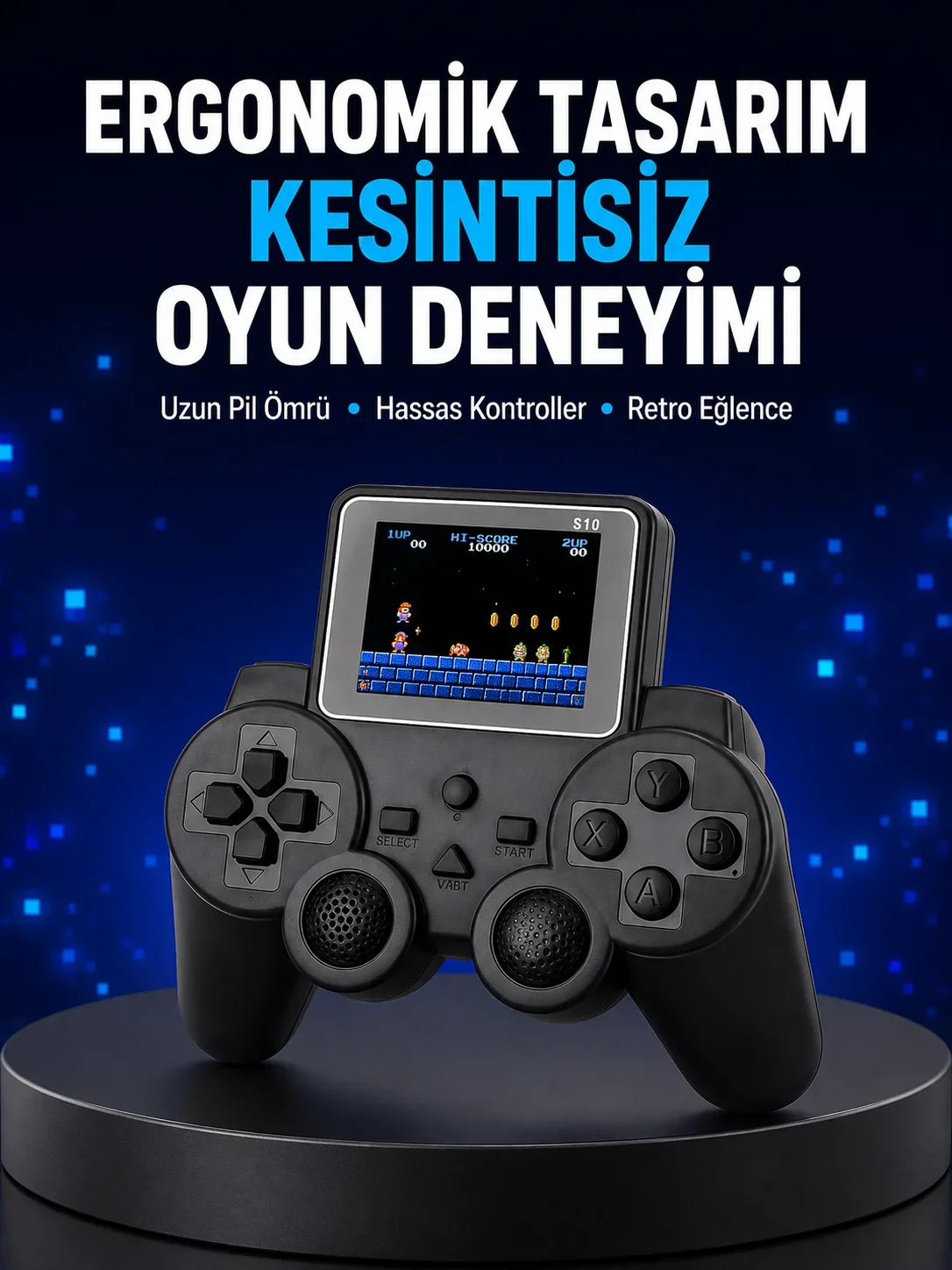 2025 S10 Gamepad 520 Klasik Retro Oyunlu TV Bağlantılı A Kalite Yeni Nesil