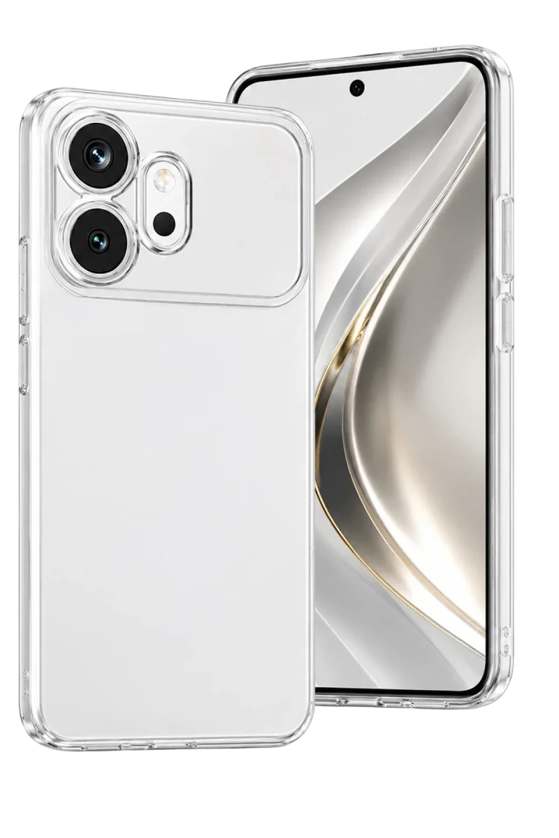 Huawei Honor 600 Lüx Şeffaf Silikon - Şeffaf