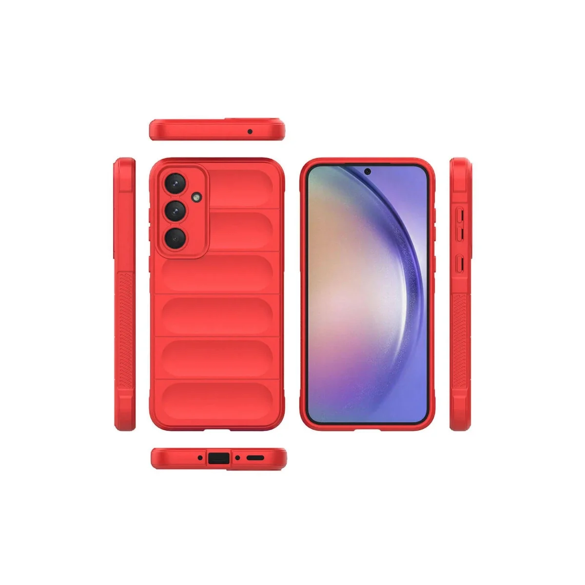 Samsung Galaxy A26 Kılıf Optimum Silikon - Kırmızı görsel 3