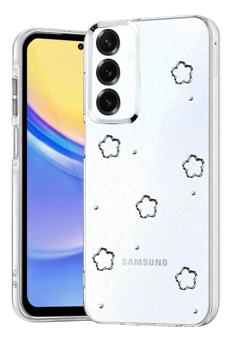 Samsung Galaxy A24 4G Fiyonk Desenli Kapak - Desen 2