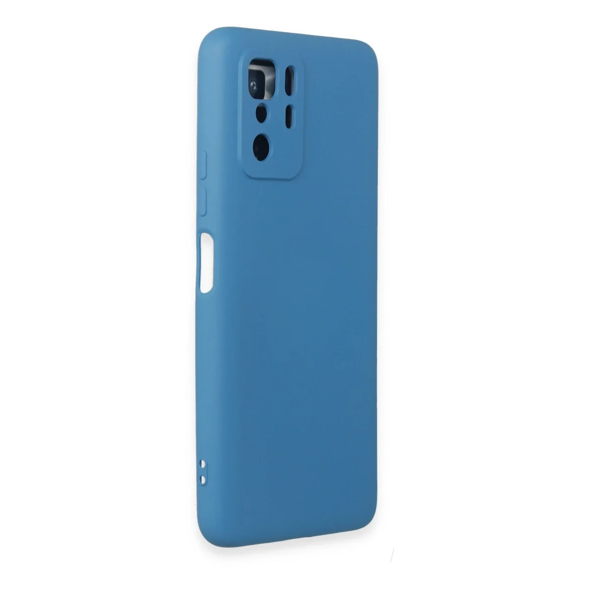 Xiaomi Poco X3 Gt Kılıf Nano İçi Kadife Silikon - Mavi görsel 2