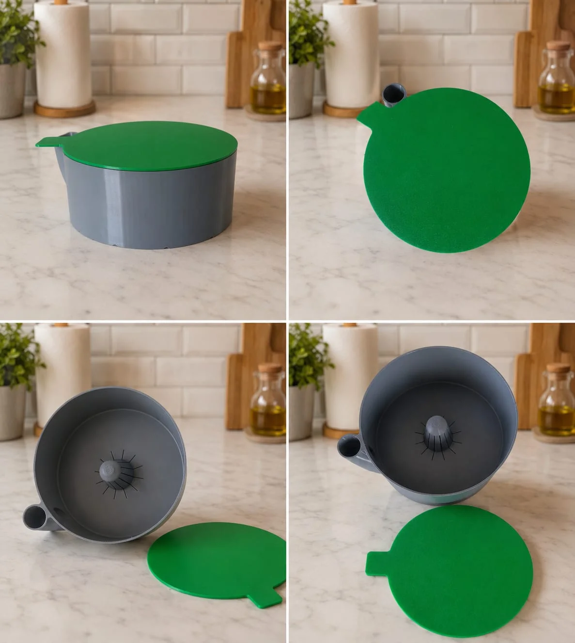 3D Baskı Meyve Yıkama Süzgeci - Musluk Altı Pratik Sebze ve Meyve Yıkama Kabı görsel 2