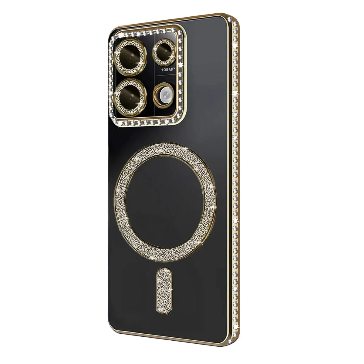 Xiao Red 13c Joke Simli Magneticsafe Kılıf - Gold görsel 3