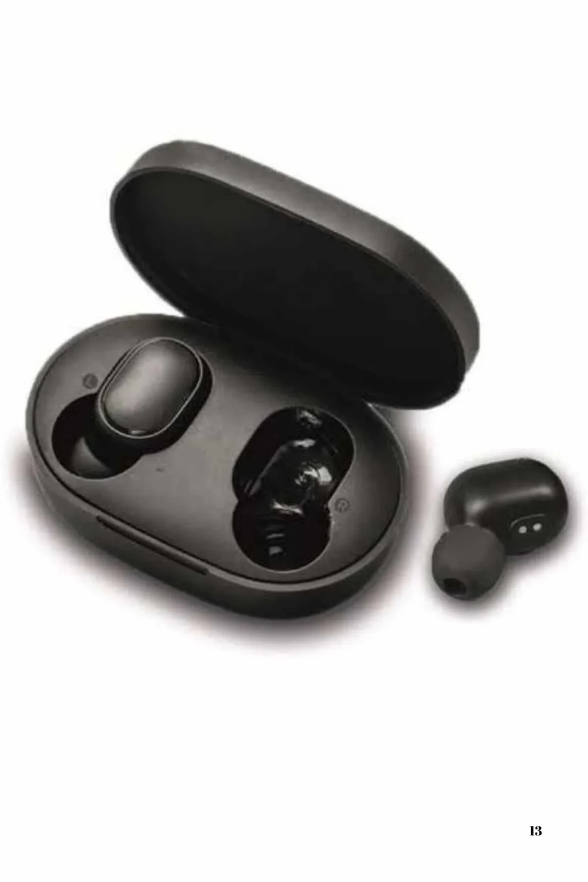 Kulaklık Dijital Göstergeli Bluetooth Bağlantılı Kablosuz Kulak İçi krofonlu Dokunmatik Kontrol görsel 3