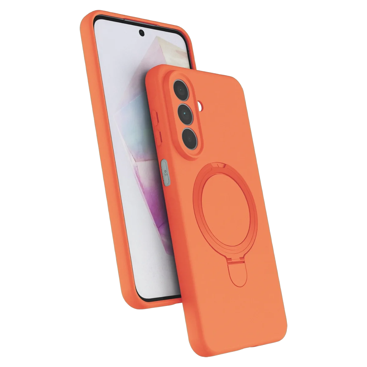 Samsung Galaxy A27 5G Regal Magsafe Standlı Kapak - Turuncu