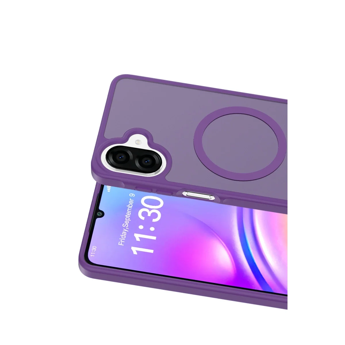 Joko Samsung Galaxy A07 4g Jota Magsafe Kapak - Derin Mor görsel 3